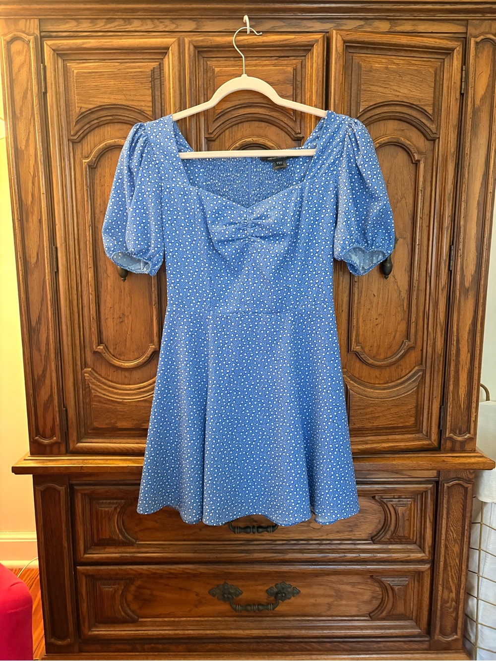 French Connection Blue Floral Dress XS / 4